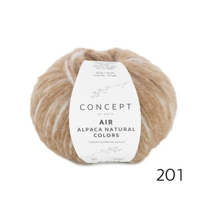 Air Alpaca Natural Colors from Concept by Katia (bulky)