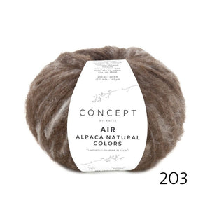 Air Alpaca Natural Colors from Concept by Katia (bulky)