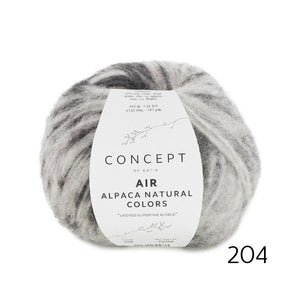 Air Alpaca Natural Colors from Concept by Katia (bulky)