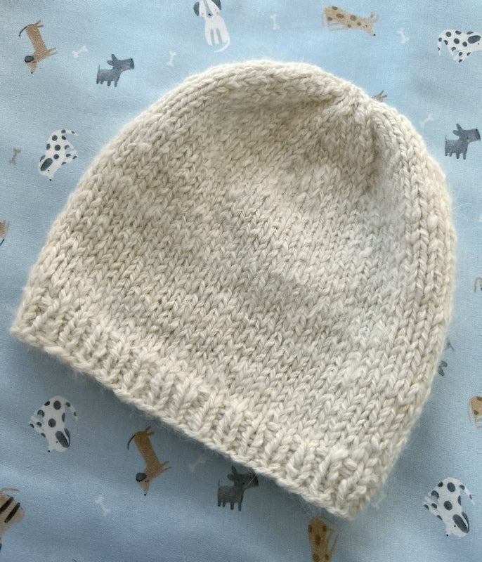 Handspun Angora Baby Hat Kit