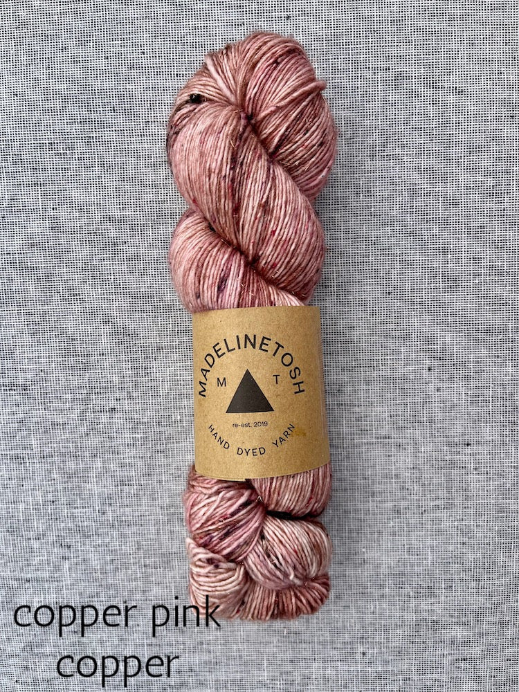 Tosh Merino Light + Copper/Glitter by Madelinetosh (fingering)